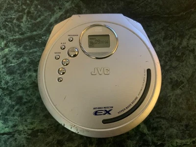 Vintage Silver JVC portable CD model XL-PG57SL EX anti-shock hyper bass sound - Image 1 of 4