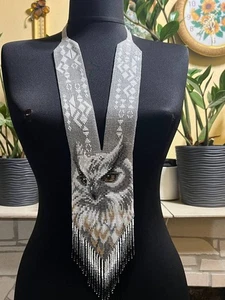 Collar de cuentas hecho a mano, Gerdan ucraniano, Vyshyvanka Herdan. (#27) - Imagen 1 de 8
