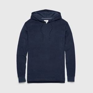 Surfside Supply Dave Terry Hoodie Navy Blazer Medium MSRP $95 New NWT Comfy Soft - Picture 1 of 10