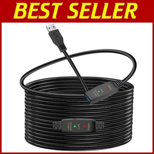 USB 3.0 Extension Cable 30ft - Fast Data Transfer - Picture 1 of 9