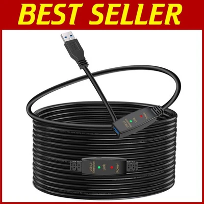 USB 3.0 Extension Cable 30ft - Fast Data Transfer - Image 1 of 4
