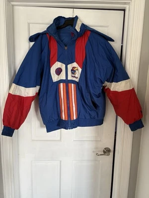 Chaqueta acolchada reversible KU Jayhawks Pro Player de colección de los 90 talla XL Foto 1 de 4