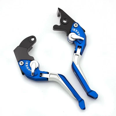 3D Foldable Extending Clutch Bake Lever For Yamaha Suzuki Honda Kawasaki KTM BMW - Image 1 of 4