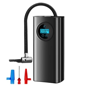 12V 8000mAh Cordless Portable Car Tyre Inflator LCD Air Compressor Electric Pump - Picture 1 of 15
