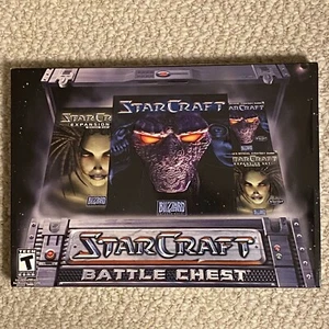 StarCraft Battle Chest (PC, 1999) BRAND NEW FACTORY SEALED RARE CLASSIC - Picture 1 of 4