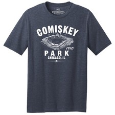 Comiskey Park 1910 Baseball TRI-BLEND Tee Shirt - Chicago White Sox