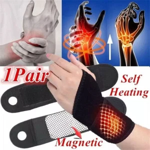 Terapia Magnética Turmalina Autocalentamiento Brackets Cinturón Muñequera Cuidado de la Artritis - Imagen 1 de 13