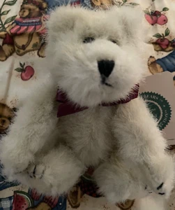 OSO BOYDS BEARS "BALDWIN" Lindo Hecho a Mano, 6" Off-White, Estilo 5718 - ¡NUEVO CON ETIQUETAS! - Imagen 1 de 8