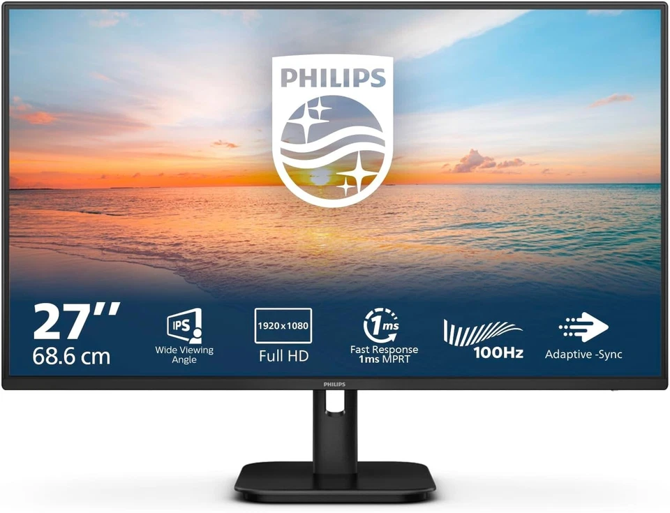 Philips 27" 27E1N1100A FHD/HDMI/VGA/Speaker/IPS Schermo 27E1N1100A/00