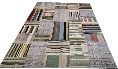 Alfombra Kilim de gran tamaño alfombra Kilim turca alfombra de colección Kilim çaput Kilim alfombra de retazos  Foto 1 de 4
