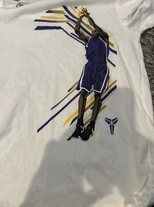 New Nike Shirt Youth Boys Size L Kobe Bryant Basketball Black Mamba Please Read - Picture 1 of 6