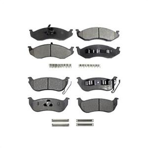 Front Rear Semi-Metallic Brake Pads Kit For Jeep Wrangler TJ