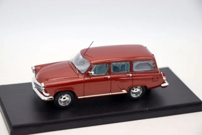 Modelos de coches de resina escala 1/43 Volga GAZ-M22 1966 juguetes rojos para regalo de colección Foto 1 de 4