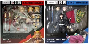 Juego de figuras Demon Slayer Kyojuro Rengoku y Giyu Tomioka BUZZmod 1/12 Japón nuevo - Imagen 1 de 18