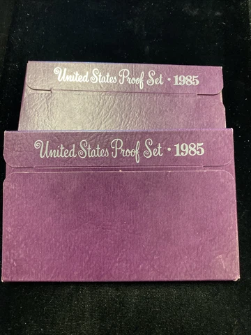 1985 US Mint Proof Set Cover