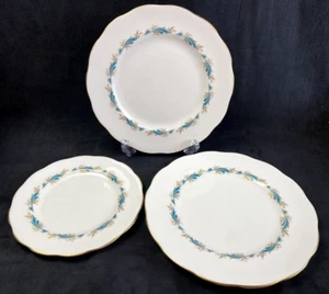 Rare Royal Albert Dress Circle Dinner Plates and Salad Plate 3 Pieces - Picture 1 of 8