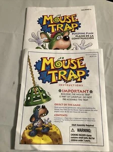 Mouse Trap Game - Replacement Pieces. Instructions Building Plan English Spanish - Picture 1 of 1