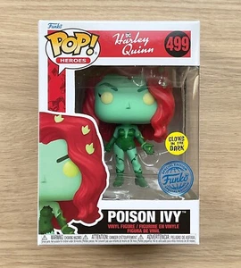 Funko Pop DC Heroes Harley Quinn Poison Ivy GITD #499 + Protector Gratis - Imagen 1 de 6