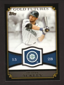 Dustin Ackley--Seattle Mariners--2012 Topps Gold Futures Baseball Card - Picture 1 of 2