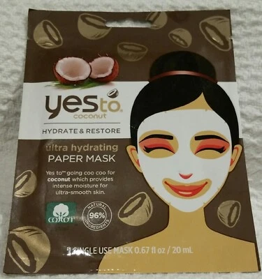 Máscara de papel ultra hidratante Yesto coco (1) - Imagem 1 de 2