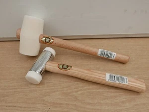 THOR 712 38MM WHITE FACE THOREX MALLET + 953W RUBBER WITH WOODEN HANDLES - Picture 1 of 1