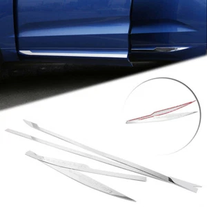 4PCS For Volvo XC60 2018-2021 Stainless Side Door Body Bottom Molding Cover Trim - Picture 1 of 7