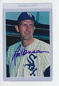 Ron Hansen Chicago White Sox Signed Auto 4x6 Photo Autograph  - Picture 1 of 1