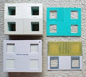 3d 5p Stereo Realist Format cardboard mounts about 100 total, 2 different types - Picture 1 of 5