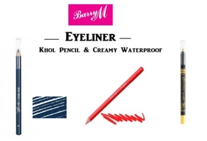 Barry M Eyeliner Kohl Pencil & Bold Waterproof Creamy-Choose Shade ! - Picture 1 of 20