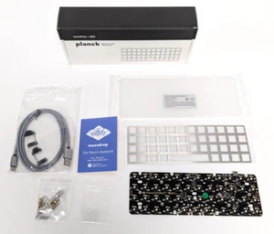 Drop + OLKB Planck REV6 High-Pro Acrylic MX Compatible Plate No Keycaps/Switches - Picture 1 of 13