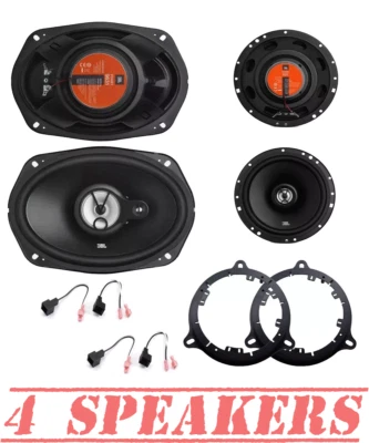 JBL Stage1 Front & Rear Door Speaker replacement for 2005-2018 Nissan Frontier - Image 1 of 4