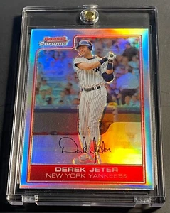 2006 DEREK JETER BOWMAN CHROME REFRACTOR #65 YANKEES HOF (219) - Picture 1 of 2