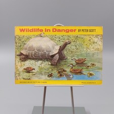 Brooke Bond Picture Cards Wildlife In Danger By Peter Scott 1960's Vintage Set