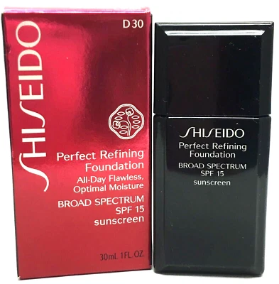 SHISEIDO Refining Foundation D 30 Rich Brown 1 oz SPF15 - Image 1 of 4