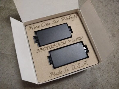 916 Pickups - Neo P Bass - 10k range. Fits Fender Precision Bass. Made in USA - Image 1 of 4