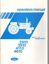 FORD 2910, 3910, 4110, 4610, series 10 Tractors Operators Manual