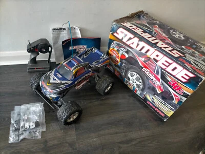 Traxxas Stampede Xl5 brushed monster truck titan 550 3650 2WD GREY CHASSIS slash - Image 1 of 4