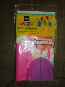 DG Party Bright Birthday Bash Plastic Tablecover 54" x 84" NEW - Picture 1 of 2