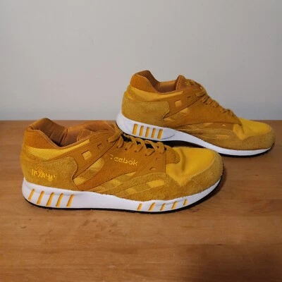 Reebok Muestra Hexalite Ventilador Tenis Zapatos *Sin Plantillas Para Hombre Oro Amarillo 9 Foto 1 de 4