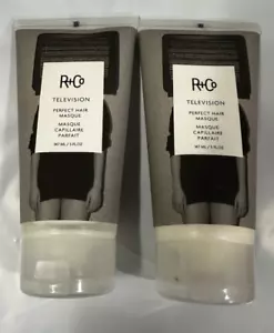2 x R+Co Television Cruelty-Free Vegan Nourishing Shine Perfect Hair Masque 5oz - Picture 1 of 2