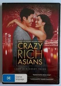 CRAZY RICH ASIANS DVD Constance Wu Henry Golding 2018BRAND NEW SEALED +FREEPOST - Picture 1 of 2