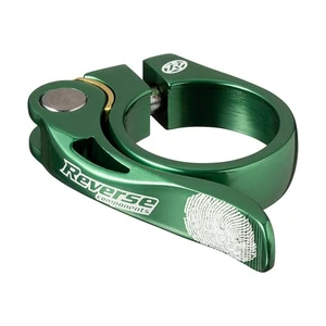 Reverse Long Life Q/R Seatpost Clamp, Dark Green 34.9mm - Picture 1 of 1