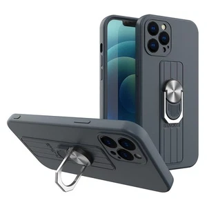 Etui Ring Case Samsung Galaxy S21 Ultra 5G, ciemnoniebieskie, Hurtel - Zdjęcie 1 z 3