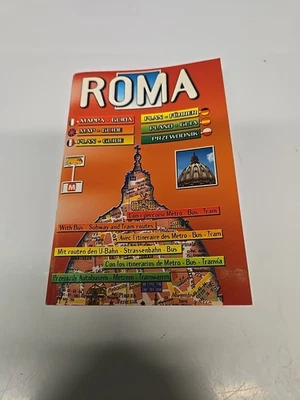Roma Italy Map Vintage Antique - Image 1 of 2
