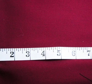 2  Yards Solid Burgundy  Strong Cotton Blend Drill  Fabric 72" X 60" - Picture 1 of 1