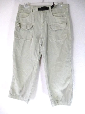 Gramicci 裤子女式 8 户外远足实用腰带口袋帆布作物攀爬 — 第 1/4 张图片