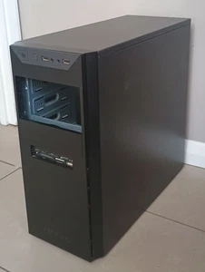 Black Antec Mid Tower ATX Desktop PC Case With Front I/O Ports & Card Reader - Picture 1 of 9