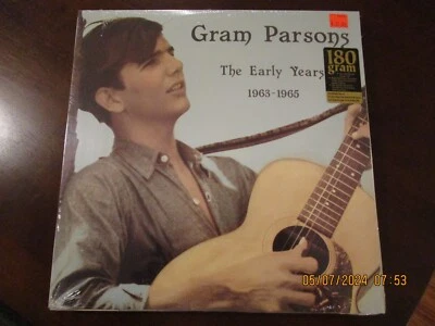 Sealed GRAM PARSONS The Early Years 1962-1965 LP SRS-8702 180 Gram Record Vinyl - Image 1 of 2