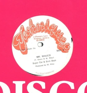 " MR. WALKER." super cat & brok back. TECHNIQUES 12in 1982. - Picture 1 of 3