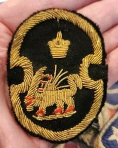 Original Mission To Iran Bullion Patch / Uniform Removed w/ Snaps - Picture 1 of 3